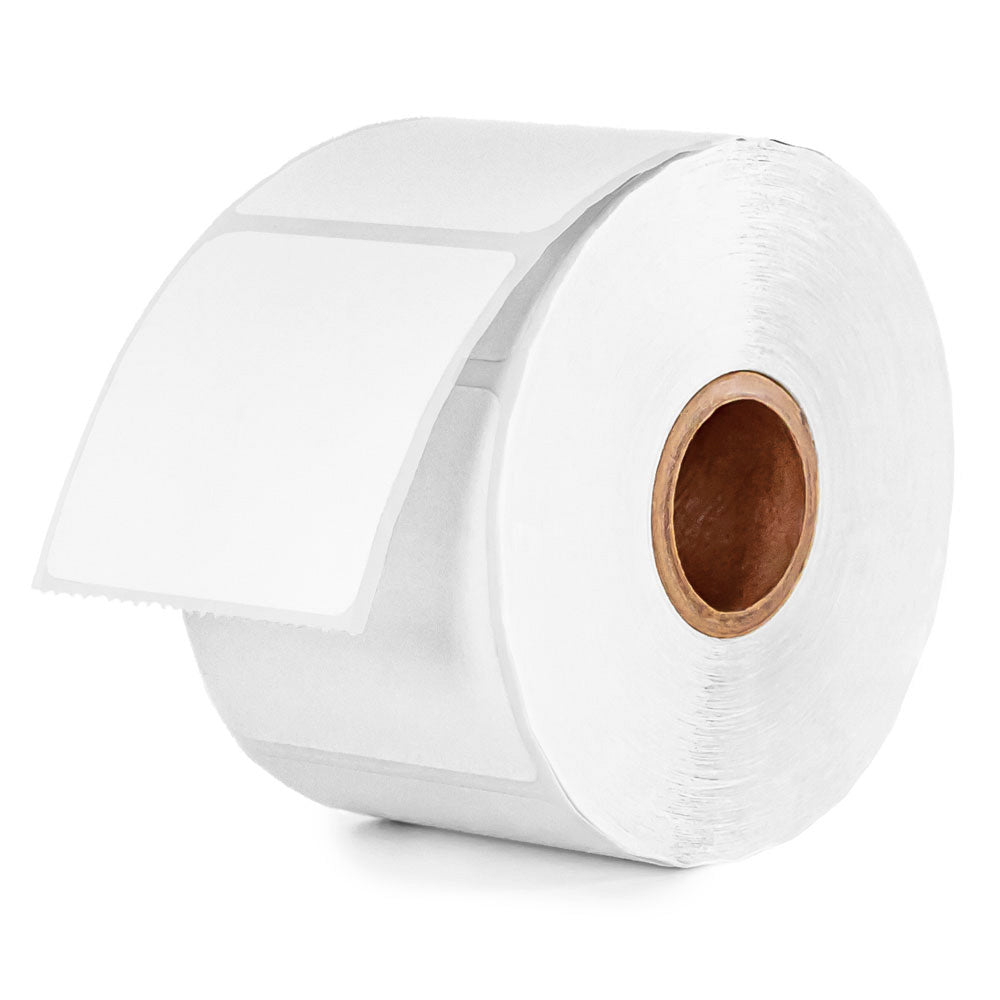 Etiqueta Blanca Transferencia Térmica 2x2” (5x5 cms) 1 al Paso